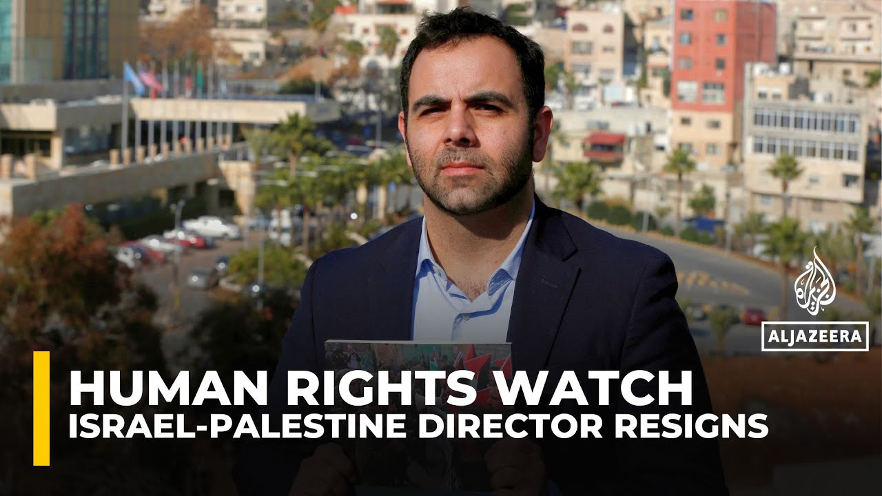 استقال رئيس قسم إسرائيل وفلسطين في منظمة هيومن رايتس ووتش بسبب تقرير "تم حجبه".