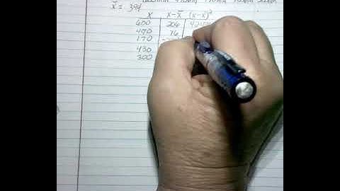 Variance and Standard Dev 2