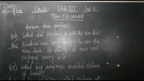 Class 3 - Moral Science - Chapter 2 , Q&A (Part 2)