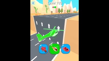 Shape-shifting Funny Race All Levels Gameplay Walkthrough Master Level #103 BeamNG.drive #Shorts