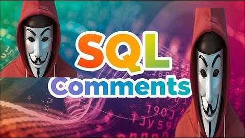 Comments in SQL