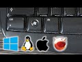 What happens if you press the windows key in different oses
