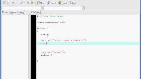 C++ Basics Tutorial 5: Basic Data Input