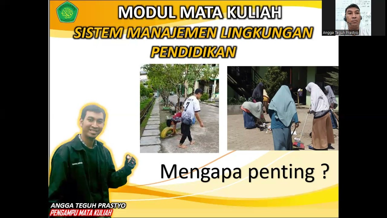 Kuliah Sistem Manajemen Lingkungan Pendidikan 2 Maret 2026 dan penugasan kelompok