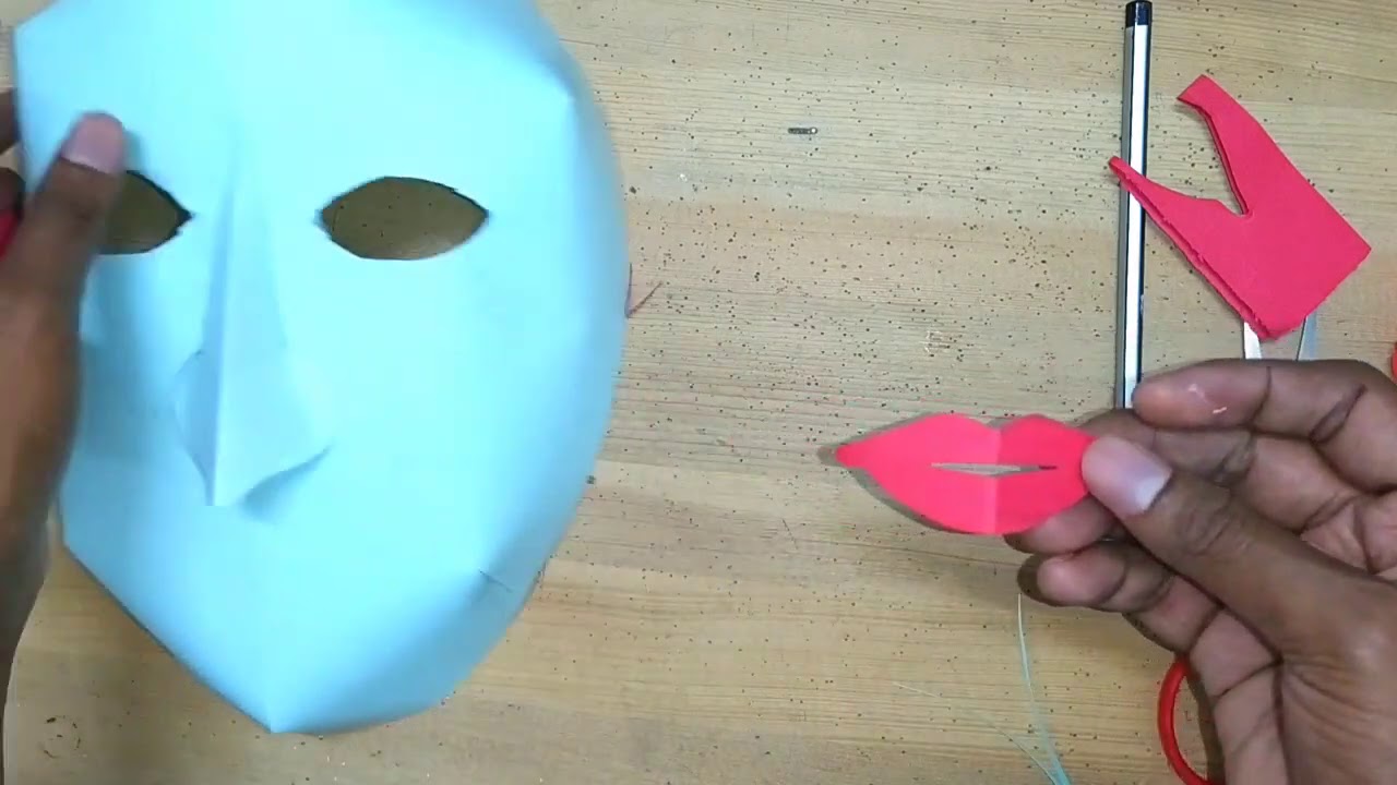 3D Paper Face Mask 