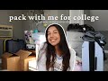 pack with me for college | san jose state university
