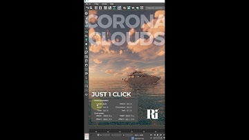 1-Click Corona Renderer Clouds