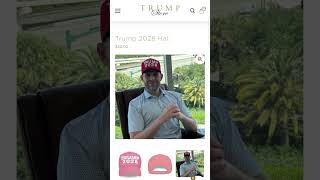 Trump Organization lists Trump 2028 hats for sale #Shorts