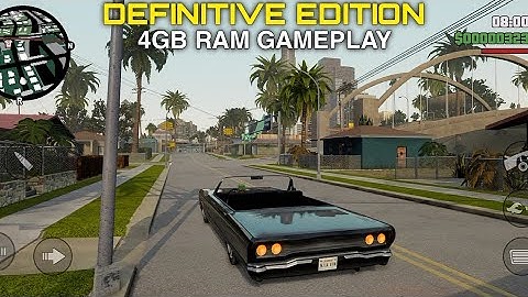 GTA San Andreas Definitive Edition Android 4GB RAM Gameplay | GTA TRILOGY / 2024