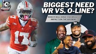 WR or O-Line Browns Draft's BIGGEST Question Answered!