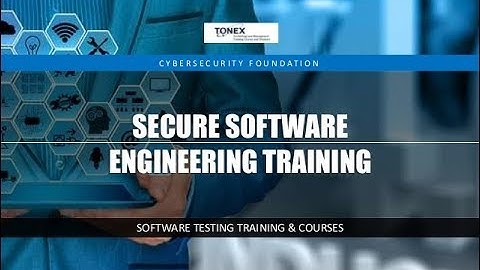 Secure Software Engineering Training - Tonex Training