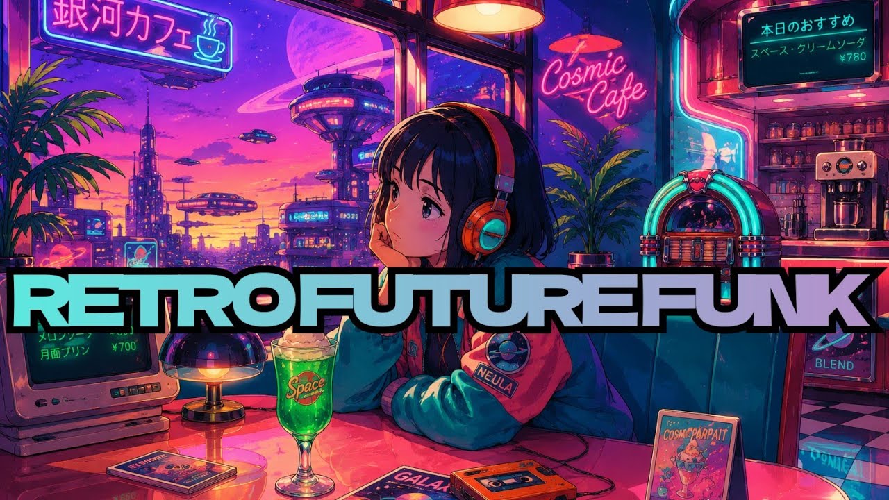 Future Funk】ブラウン管の雨とネオン - Cathode Ray Tube Rain & Neon