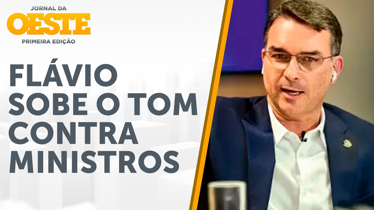 Flávio Bolsonaro detona STF e mira impeachment de ministros