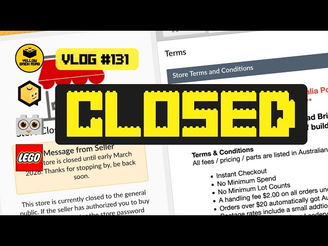 ※落札前に在庫確認して下さいレコード　まとめ売り　 商品説明よりご確認下さい Store Closed – LEGO Bricklink Seller Vlog #131 - YouTube