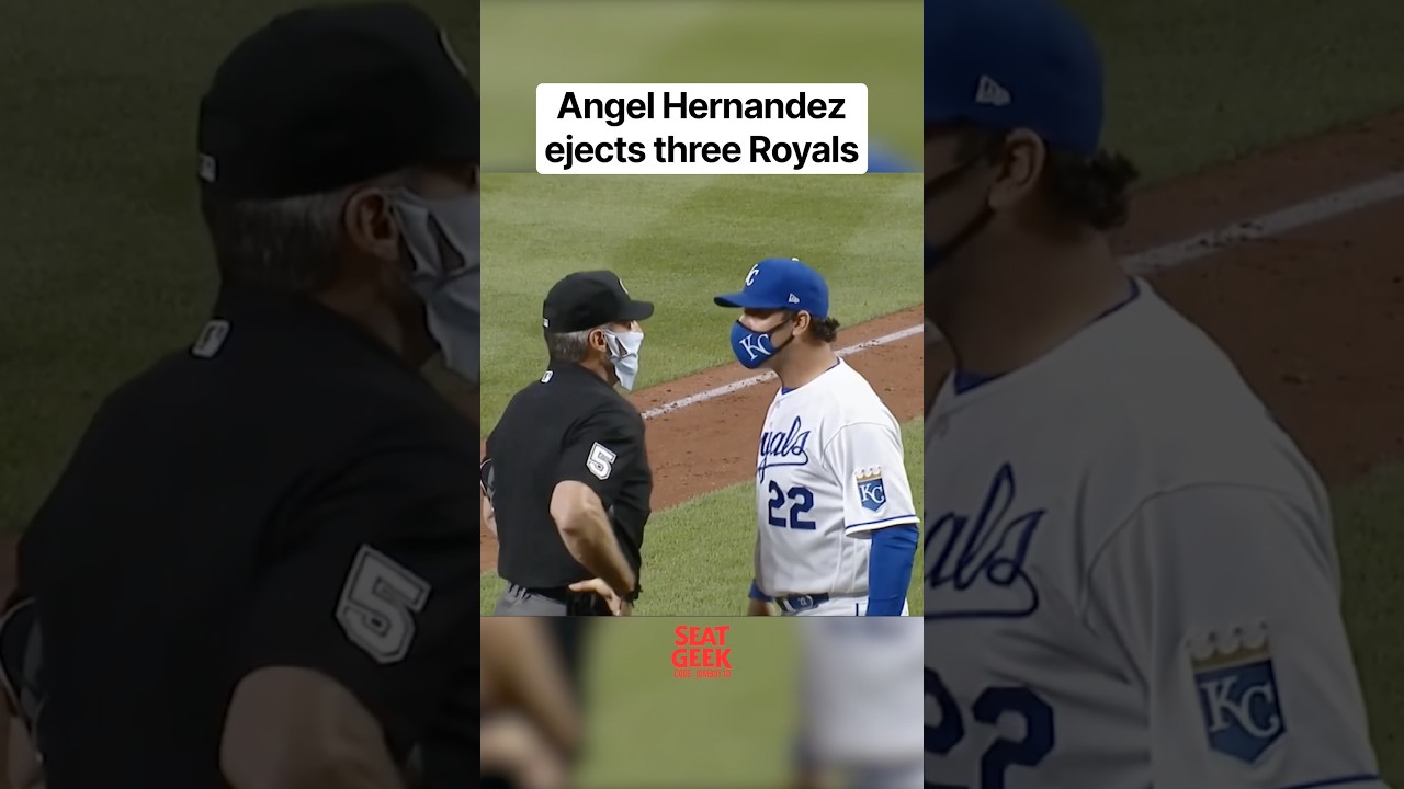 Angel Hernandez didn’t hear or see the baseball hit the bat, a breakdown