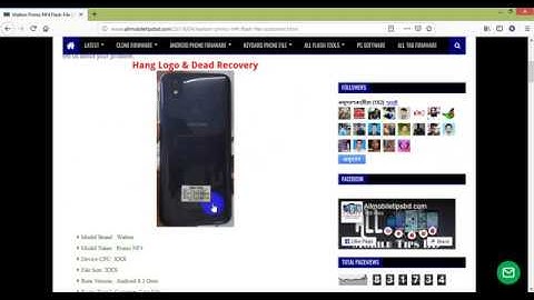 Walton Primo NF4 Flash File | Customer Care Firmware 8.1 FRP Hang Logo & Dead Recovery Firmware