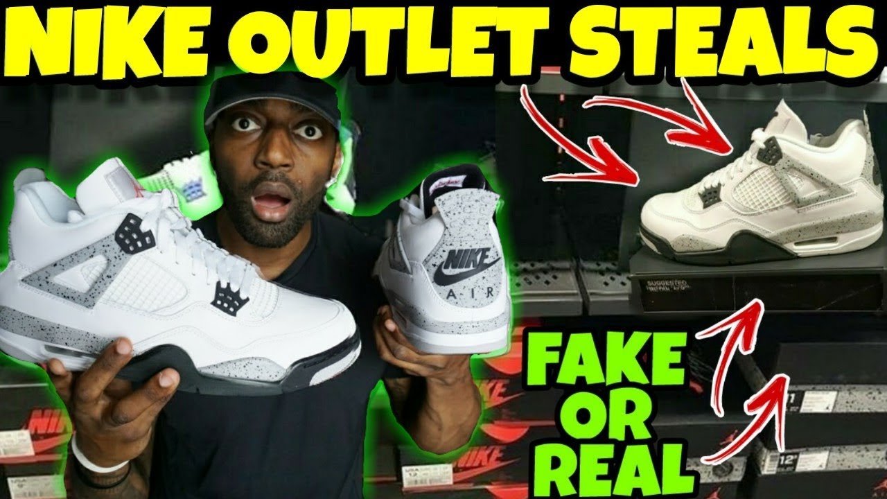 NIKE OUTLET SELLING FAKE JORDANS? COMPARING B-GRADE JORDANS TO RETAIL  JORDANS 