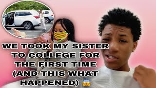 WE TOOK MY SISTER TO COLLEGE FOR THE FIRST TIME (AND THIS WHAT HAPPENED) 😱