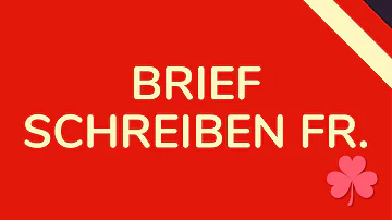 Wie beendet man einen formellen Brief auf Französisch?