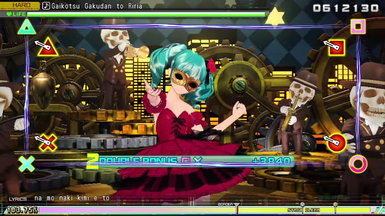 Gaikotsu Gakudan to Riria (Hard) Perfect | Hatsune Miku Project Diva ...