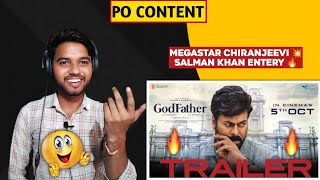 God Father Trailer Reaction By @POCONTENT1| Megastar Chiranjeevi| Salman Khan|@supergoodfilms5543