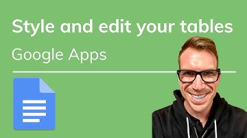 How to Edit Tables in Google Docs