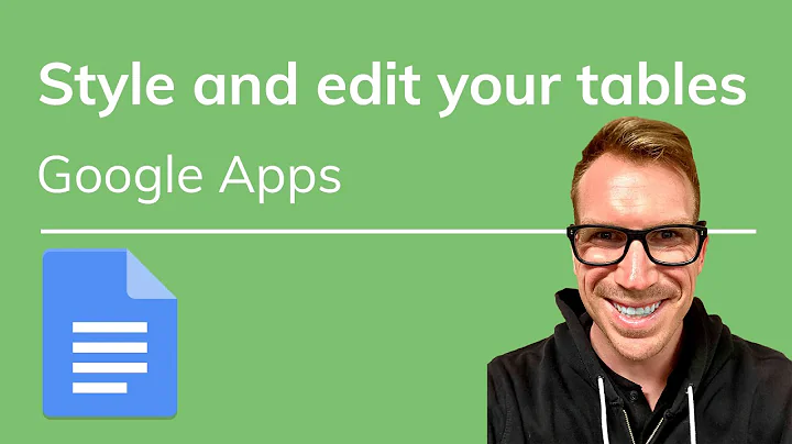 How to Edit Tables in Google Docs