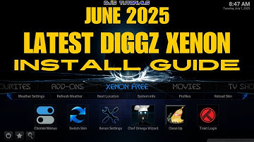 Best Kodi Build - Diggz Xenon FREE Install Guide - June 2025