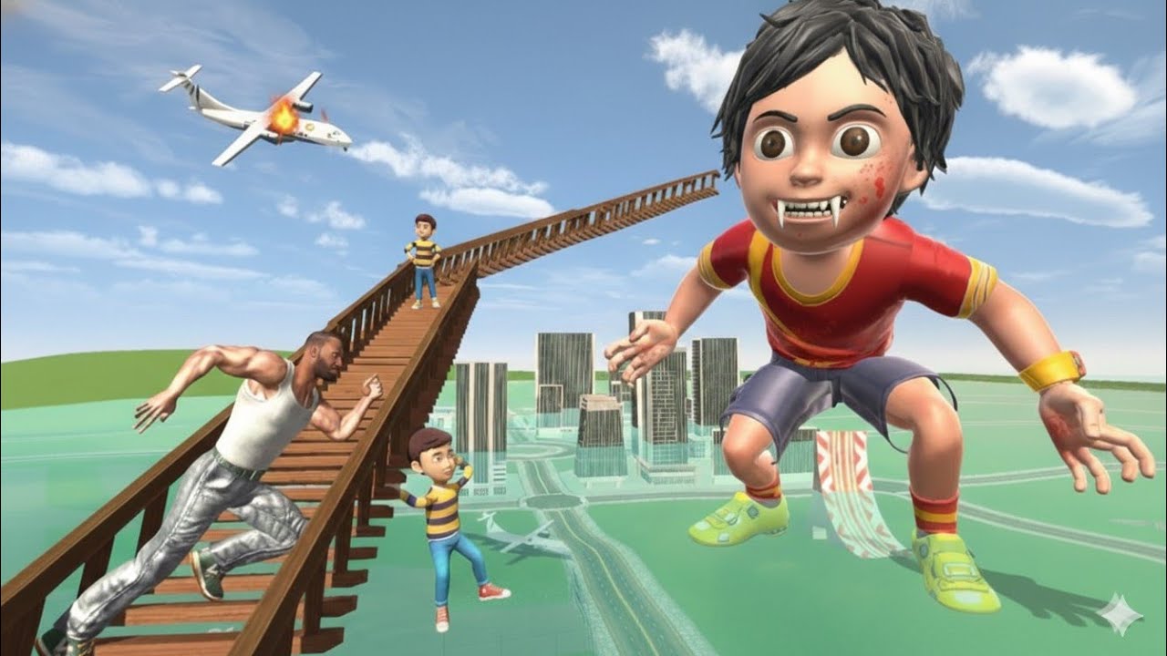 Davil Shiva Attacked Franklin House in Indian Bike Driving 3D 😱 