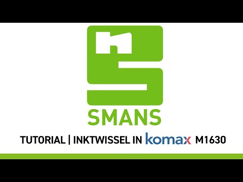 Tutorial | Hoe wissel je de inkt in een Komax M1630 inkjet printer?