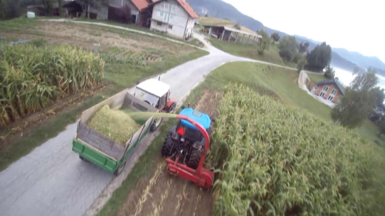 Siliranje/Maishäckseln/Kukurydza/silage 2017 {GoPro,yuneec q500 4k}