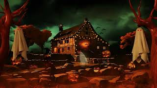 Haunted House Halloween Ambience, Halloween Ambience Haunted Farm. Spooky Sounds. Spooky Scary. Dark screenshot 2