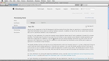iOS Development: Provisioning Profile