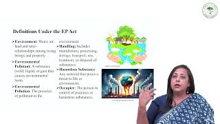 Lecture 28 - Salient Features of Environment and Biodiversity Laws -