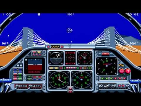 AMIGA Chuck Yeager's Advanced Flight Trainer v2.0 AMIGA OCS 1990Electronic ArtsM4cr Defjam
