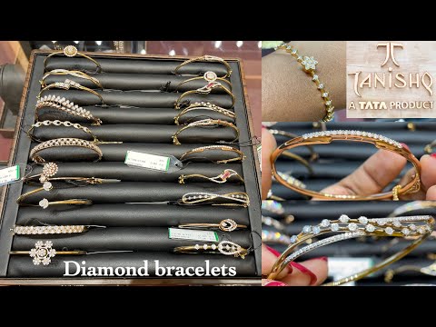 Tanishq latest 2022 diamond bangle with price/ Diamond with 18 Carat Gold  Bangles/ Diamond Bracelet - YouTube
