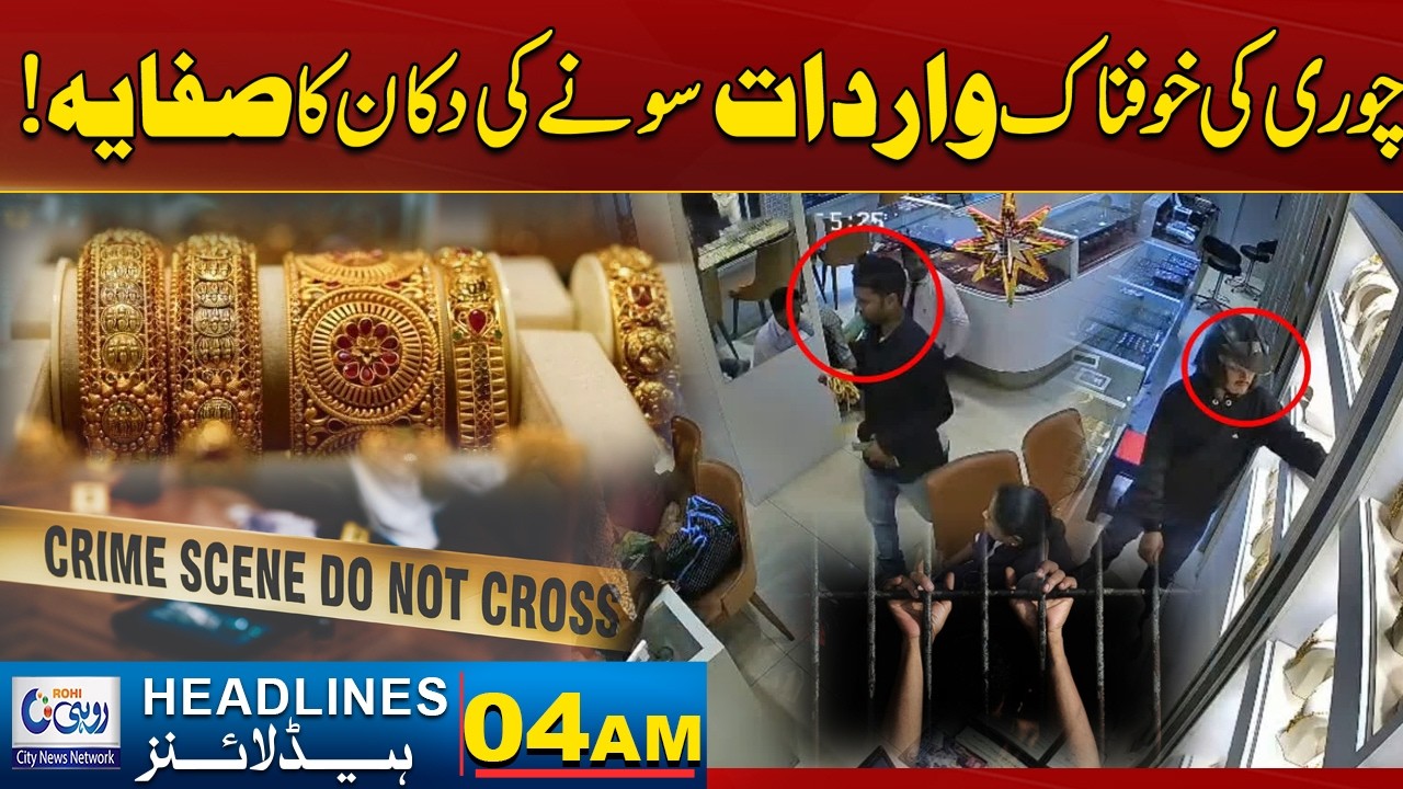 Horrific Theft, Gold Shop Cleaned Up! 04 AM News Headlines | 26 February 2026 | Rohi