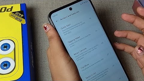 Tecno pop 9 5G: Action And Gestures On Sleeping Mobile Screens To Quickly  Open Apps