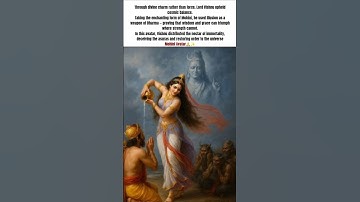 Lord Vishnu’s Mohini Avatar | The Enchantress Who Preserved Cosmic Balance #ytshorts #vishnu #foryou