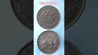 Croatia 5 Kuna 1994.#shorts #coinnotesz