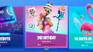 The New Free Birthday Items In Fortnite 5 Free Items