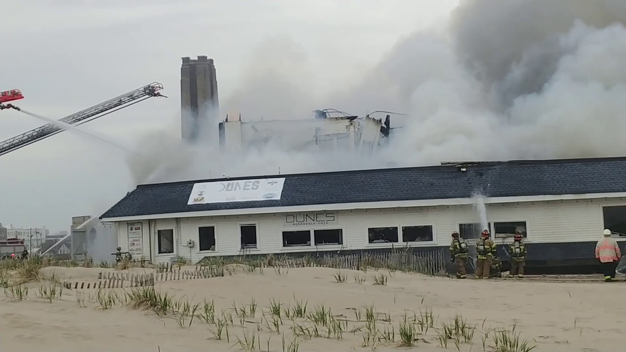 Ocean Grove 5 Alarm Fire HEAVY SMOKE AND FIRE MULTIPLE DEPARTMENTS