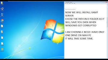 XAMP | Install a Local PHP / MySQL Testing Server on a Windows Computer with XAMPP