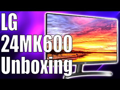 LG 24mk600m unboxing - 24 inch ips borderless full hd monitor