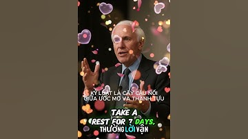 Kỷ Luật – Cây Cầu Nối Ước Mơ Và Thành Tựu | Jim Rohn Truyền Động Lực#KyLuat #JimRohn #ĐộngLực