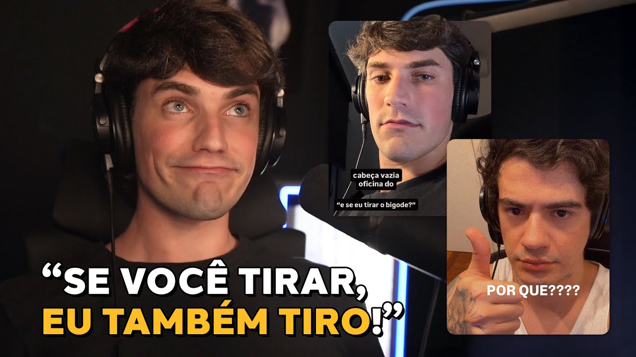 MOUNT E ZERO RESOLVERAM TIRAR O BIGODE JUNTOS | mount cortes