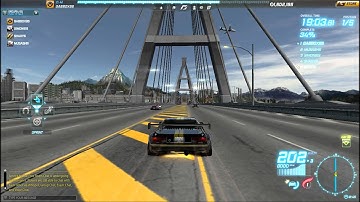 Drag Race at turnpike in need for speed world