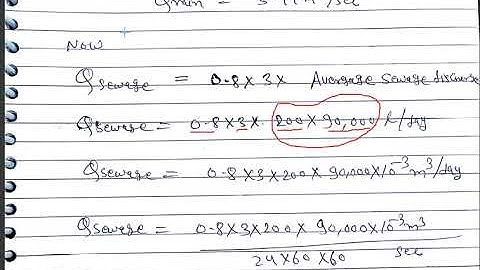 Environment Engineering CH-3 Lec-10 (design of combined sewer numerical) for RPSC AEN /JE