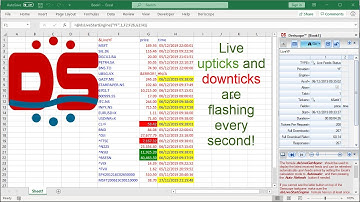 Excel Real Time Stock Prices (older version)