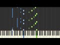 Yann Tiersen - Poull Bojer (Synthesia Tutorial)